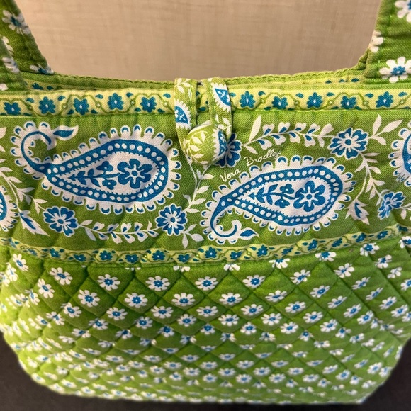 Green Vera Bradley Tote Bag - Picture 3 of 6
